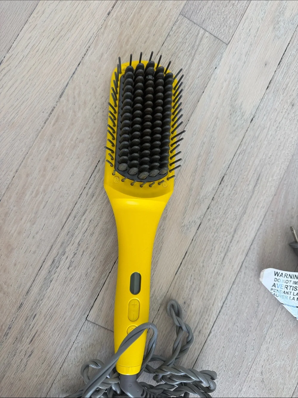 Yellow Drybar Hair Tool